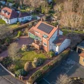 Aerial view offers a better perspective of all that's on offer in this stunning property.