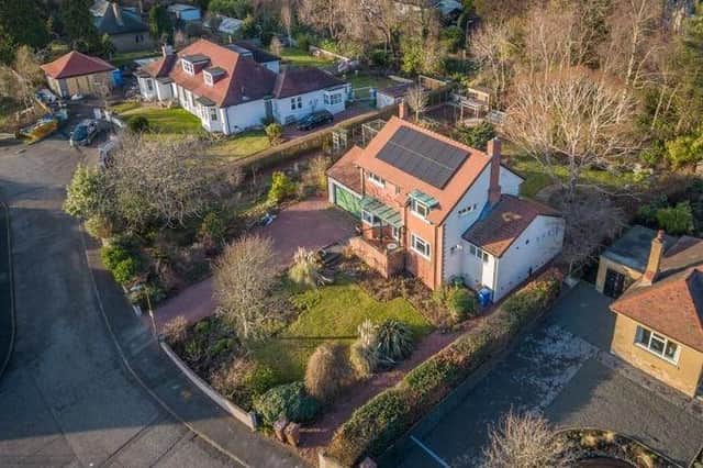 Aerial view offers a better perspective of all that's on offer in this stunning property.