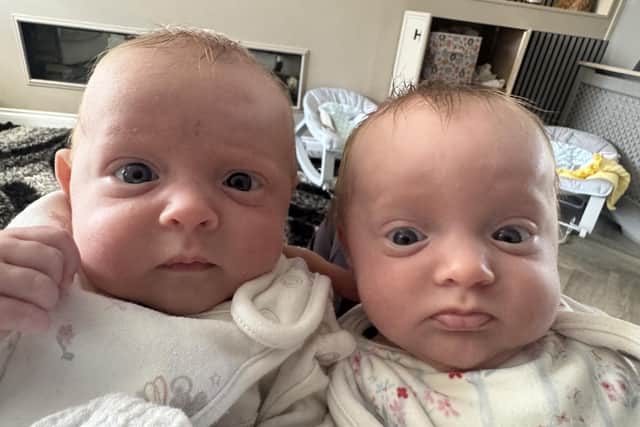 Twins Bonnie (left) and Grace Laidlaw. (Pic: contributed)