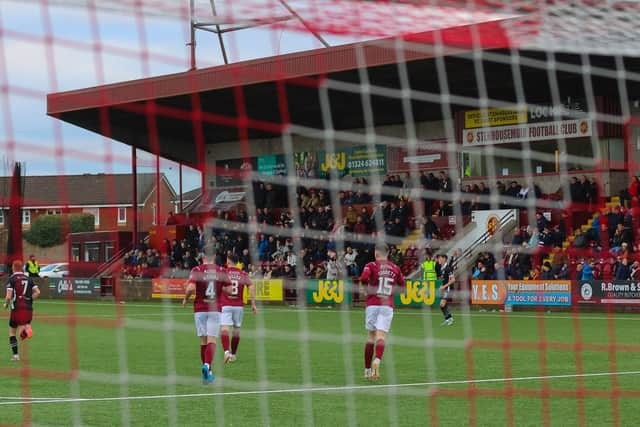 Stenhousemuir's Ochilview Park has saw its energy bills 'skyrocket' over the past year, forcing the club to think of ways to tackle the issue (Photo: Scott Louden)