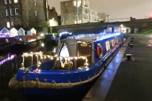 Barges will be lit up along the canal