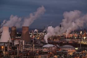 A councillor is calling for more to be done to try to safeguard the future of the Grangemouth refinery. Pic: Getty Images