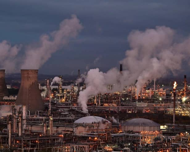 A councillor is calling for more to be done to try to safeguard the future of the Grangemouth refinery. Pic: Getty Images