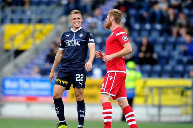 The 25-year-old played 65 minutes as Falkirk fell to a 1-0 defeat