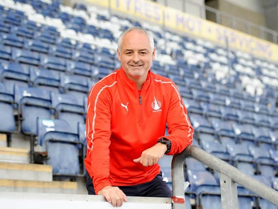 New Falkirk manager, Ray McKinnon (All photos: Michael Gillen)