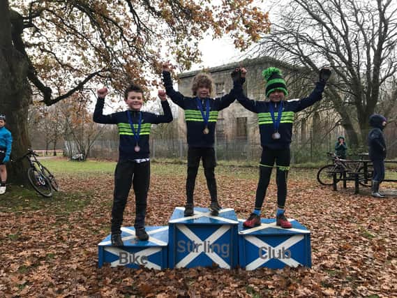 Falkirk riders took every step of the podium
