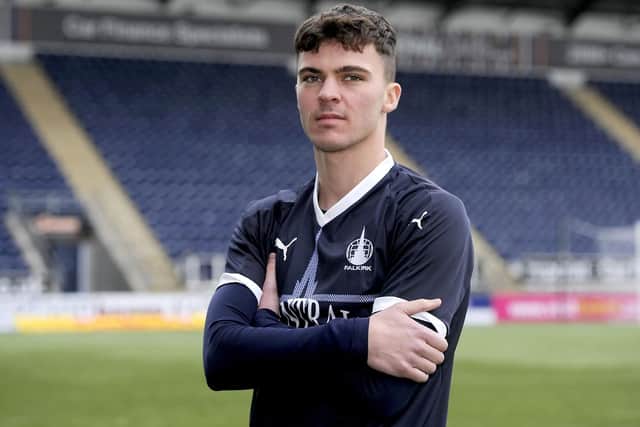 Ciaran McKenna signed a six month deal with Falkirk after finishing a scholarship with Duke University in the USA.