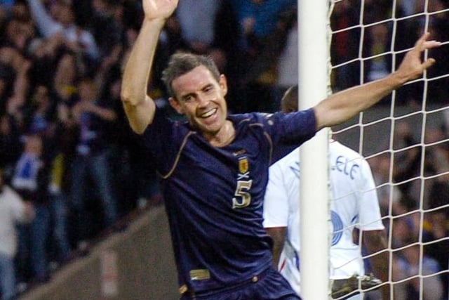 Already a 'veteran' of the team at the time, he had moved to Rangers after leaving Everton that summer. He ended his playing career with the Ibrox club and was assistant manager to Mark Warburton from 2015-2017. Most recently he was working with Brighton & Hove Albion.