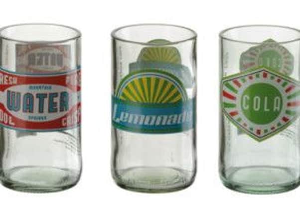 Undated Handout Photo of Retro Tumblers, £4.50 each from www.divertimenti.co.uk. See PA Feature INTERIORS Retro. Picture credit should read: PA Photo/Handout. WARNING: This picture must only be used to accompany PA Feature INTERIORS Retro.