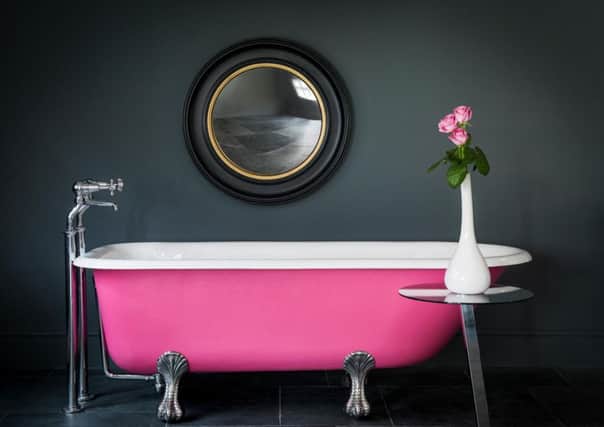 Undated Handout Photo of Pink La Provence bath, from £3,000 Catchpole & Rye. See PA Feature INTERIORS Pink. Picture credit should read: PA Photo/Handout. WARNING: This picture must only be used to accompany PA Feature INTERIORS Pink.
