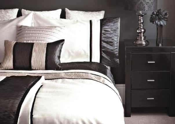 Undated Handout Photo of Manhattan bedding collection, black, from £3.99, Dunelm. See PA Feature INTERIORS Spare Room. Picture credit should read: PA Photo/Handout. WARNING: This picture must only be used to accompany PA Feature INTERIORS Spare Room.