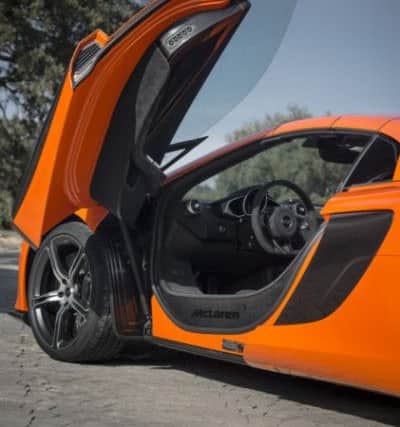 McLaren 650S Spider door, PA Photo/Handout. WARNING: This picture must only be used to accompany PA Feature MOTORING Motoring Column.