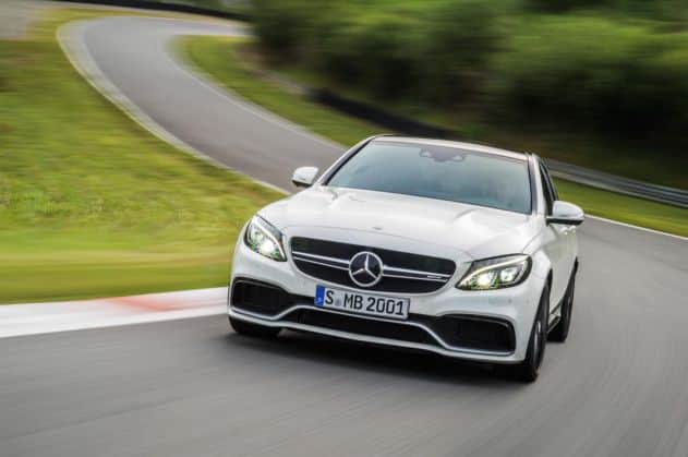 Undated Handout Photo of the powerful new Mercedes-Benz C63 which arrives in 2015. See PA Feature MOTORING Motoring News. Picture credit should read: PA Photo/Handout. WARNING: This picture must only be used to accompany PA Feature MOTORING Motoring News.