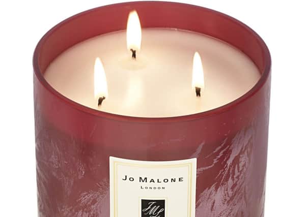 Frosted Cherry & Clove Deluxe Candle, Jomalone.co.uk. Photo: PA Photo/Handout