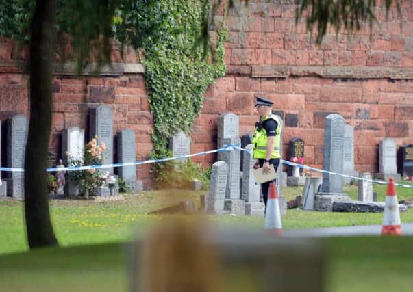 The baby was found near Seafield Crematorium. Picture: Phil Wilkinson
