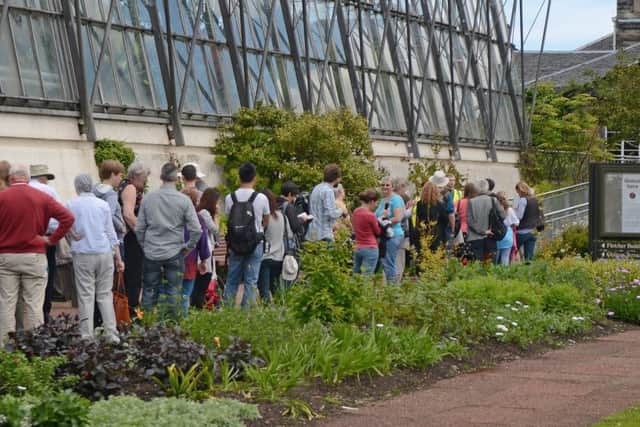The Royal Botanic Garden in Edinburgh expects up to 4,000 visitors this weekend.