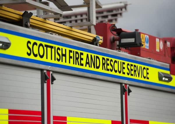 The fire service were called to a small fire in Denny today