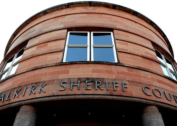 Caghal Coyne appeared at Falkirk Sheriff Court