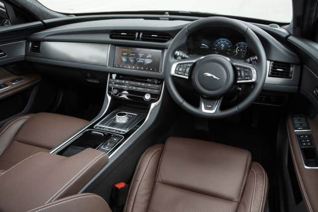 The interior of the 2016 Jaguar XF. See PA Feature MOTORING Road Test. Picture credit should read: PA Photo/Handout. WARNING: This picture must only be used to accompany PA Feature MOTORING Road Test.
