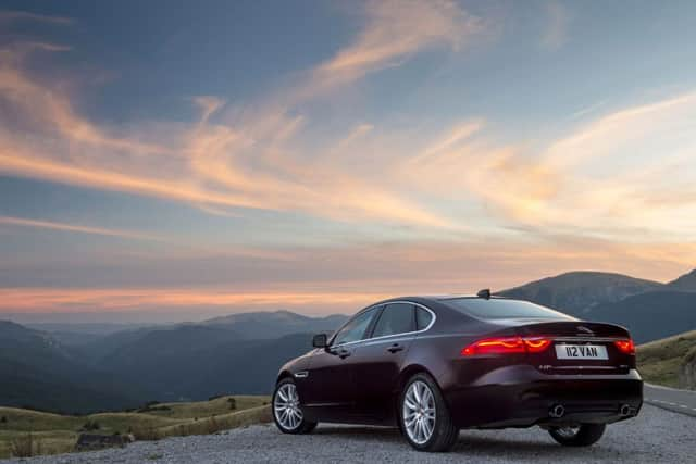 The back exterior of the 2016 Jaguar XF. See PA Feature MOTORING Road Test. Picture credit should read: PA Photo/Handout. WARNING: This picture must only be used to accompany PA Feature MOTORING Road Test.