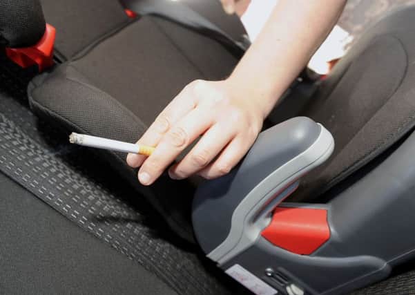 Smoking drivers could be fined if there is a child in the car