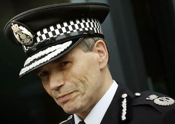 Sir Stephen House who is standing down and Police Scotland's Chief Constable.