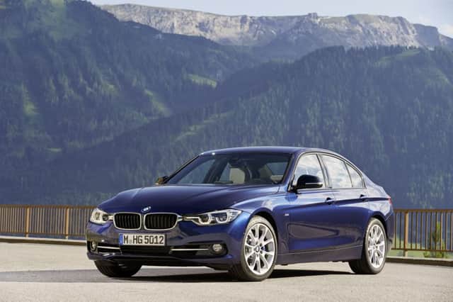 Photo of the front exterior of the 2016 BMW 3 Series.