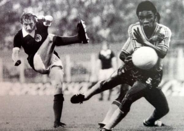 Aberdeens greatest player Denis Law  played against Zaire in the 1974 World Cup campaign in West Germany.