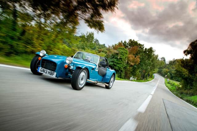 The 2014 Caterham Seven 160, as Caterham are planning to build one of its cars in just six hours.
