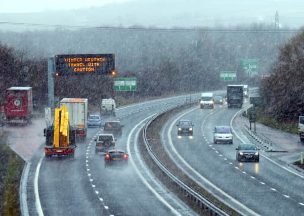 Drive carefully in bad weather warns the Institute of Advanced Motoring.