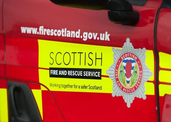 Firefighters were at the scene in Camelon for two hours