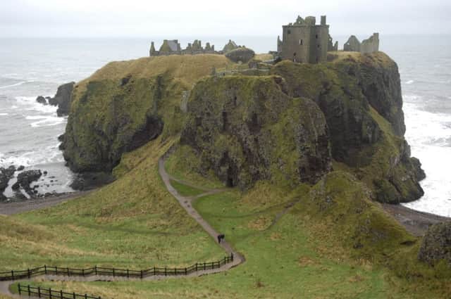 The spectacular Dunnottar Castle is featuring in new Gothic horror film Victor Frankenstein. Pic: Phil Wilkinson.