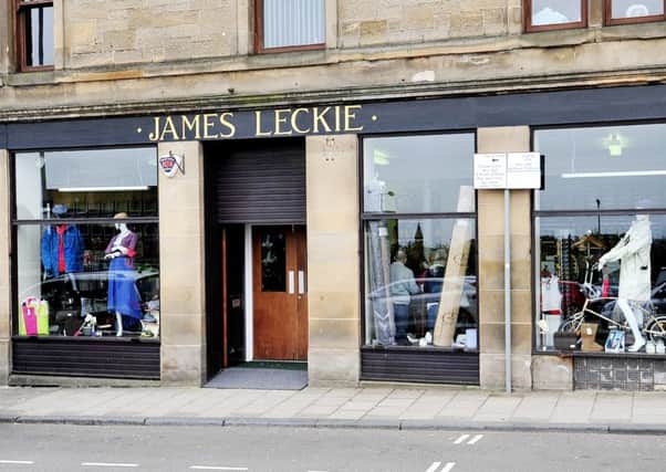 James Leckies has been an established name in Melville Street for decades
Picture: Alan Murray