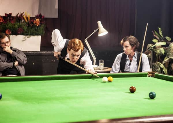 Steve Davis and Alex Higgins battle on the baize in the Rack Pack
