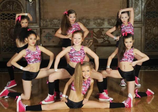 The Broadway School of Performing Arts mini hip hop group won first place
