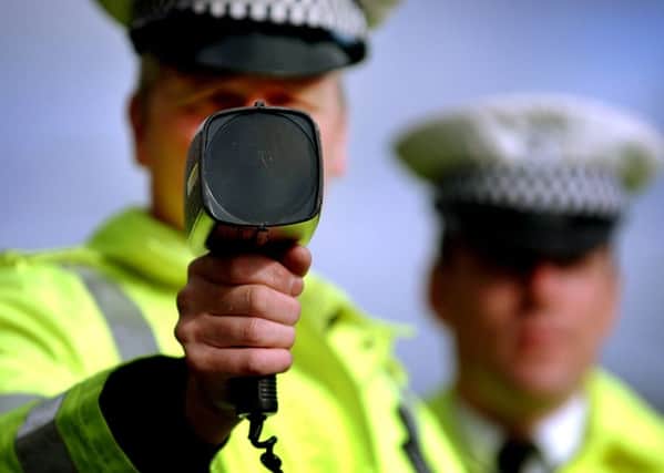 Several motorists were reported for speeding offences