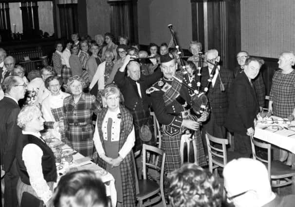 A traditional Burns Supper. Pic: Stan Warburton.