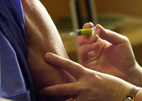 People in at-risk categories are being urged to take up the flu vaccine.