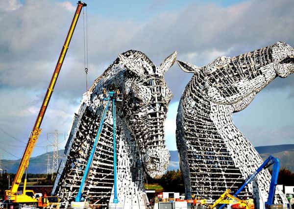 Residents claim construction works carried out at Helix and the Kelpies caused cracks to appear in their homes