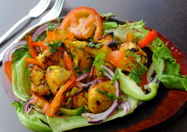 Spicy Indian food proved popular during January