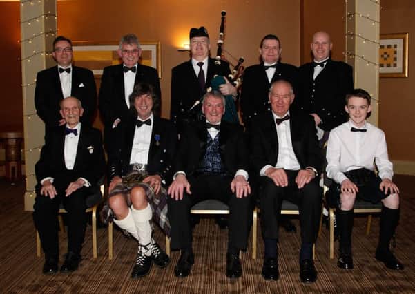 The talented top table that entertained members when Falkirk Burns Club hosted its 2016 tribute to the life and works of Rabbie Burns