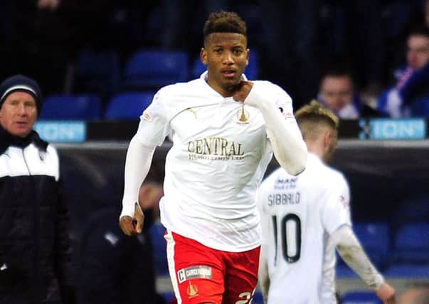 Myles Hippolyte was on the mic for the Bairns dressing room