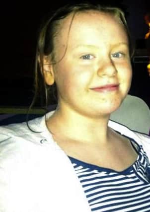 Missing teenager...Police are appealing for assistance in tracing 15-year-old Katy Easton from Larbert.