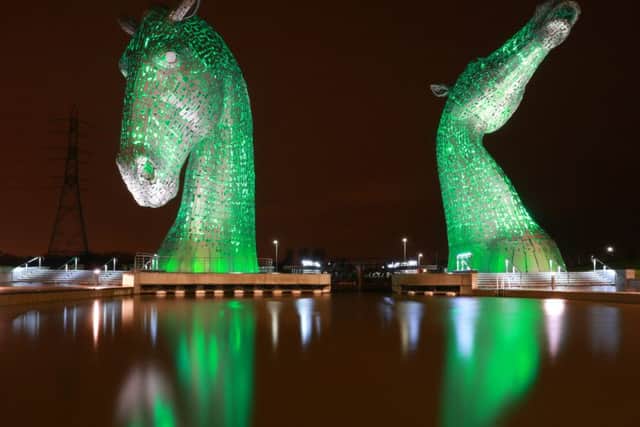 The Kelpies at Falkirk are a past winner.