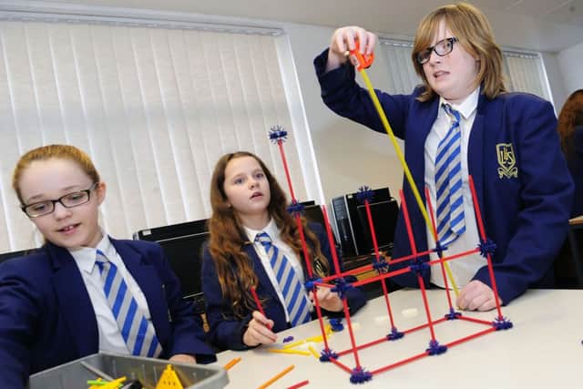 Students tried their hand at engineering with the University of Strathclyde