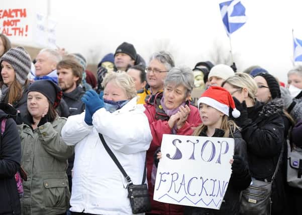Fracking is a big issue in Falkirk