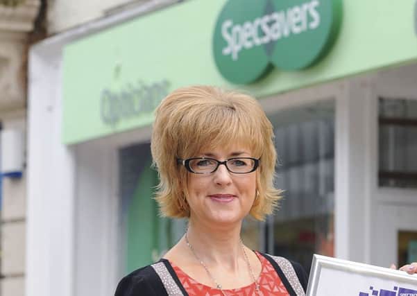 Optician Lesley-Anne McCue has been suspended from practising for one year