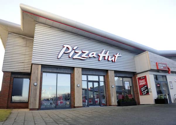 The incident took place at the Pizza Hut in Falkirk's Central Retail Park
Picture: Michael Gillen