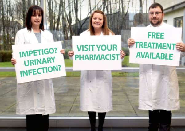 Pharmacies across Forth Valley now offer treatment for common infections