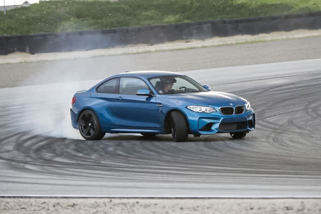 The exterior of the 2016 BMW M2.